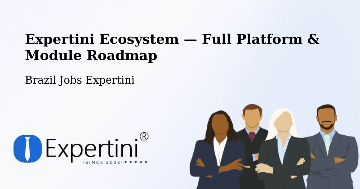 Expertini Ecosystem — Full Platform & Module Roadmap – Sumé