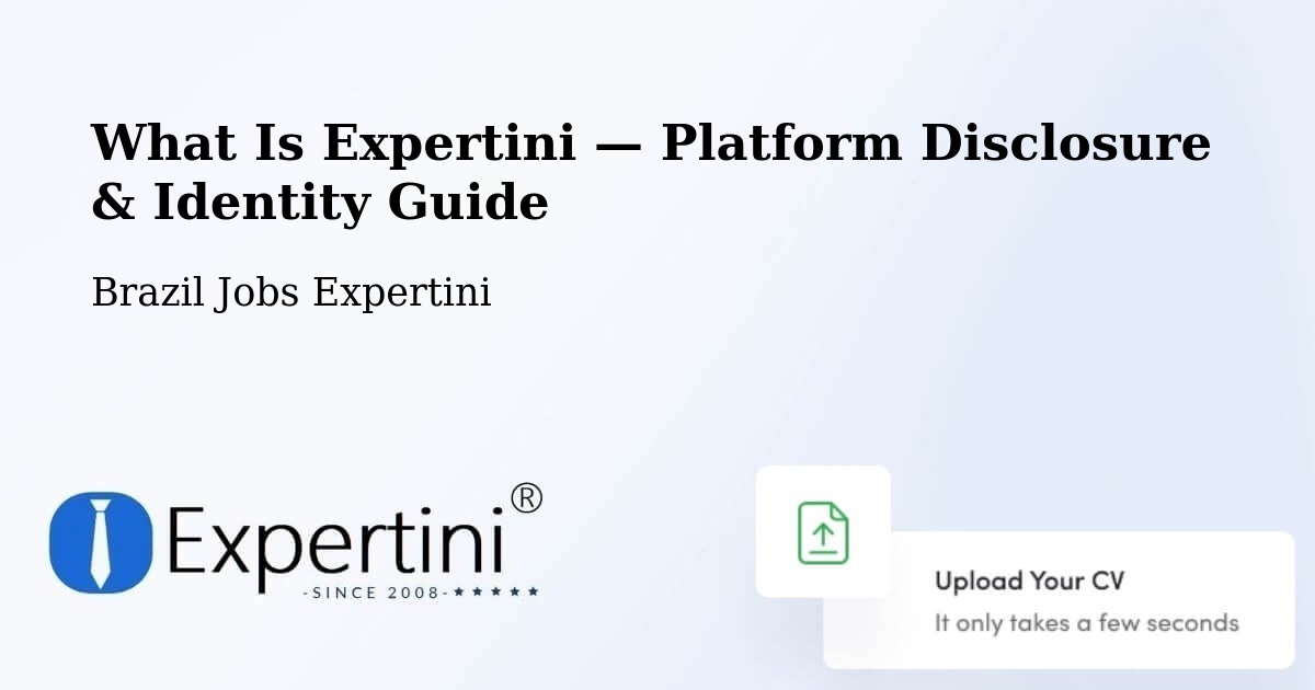 What Is Expertini — Platform Disclosure & Identity Guide – Sumé